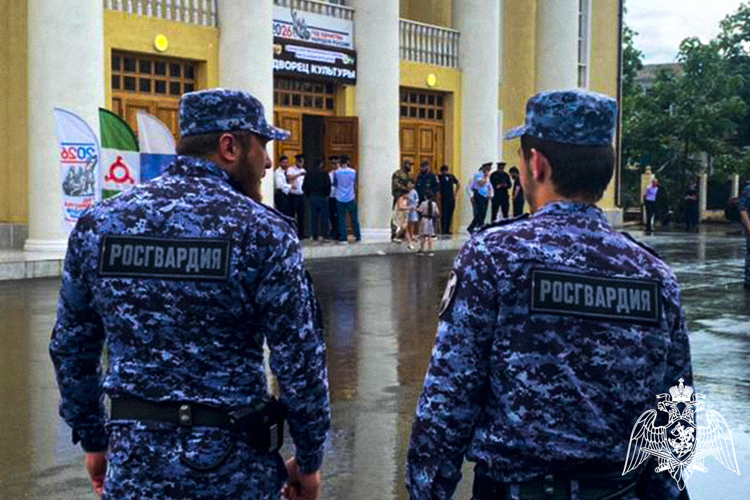 Сотрудники вневедомственной охраны  обеспечили правопорядок в период празднования Дня России в Ингушетии